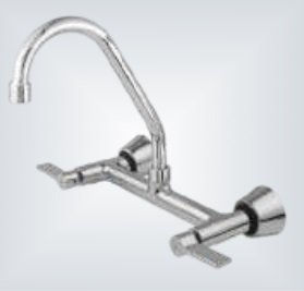 MISTURADOR CANO ALTO PAREDE C62 C/ AREJAD.  FIXO 5260 RAINHA