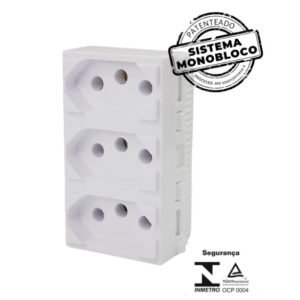 MODULO 3 TOMADAS 20A I9 ILUMI I.95124