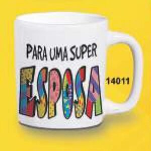 CANECA REDONDA 280ML 9,5 X 11,5CM SUPER TIO CPT14010