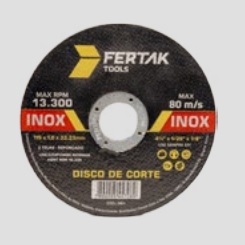 DISCO DE CORTE   INOX   115 X 1.6 ARTTOOLS F 2812