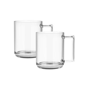 CJ 2 CANECAS VIDRO 250 ML PLASVALE PV9096