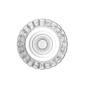 PRATO RASO VIDRO 22 CM STAR PLASVALE PV9118