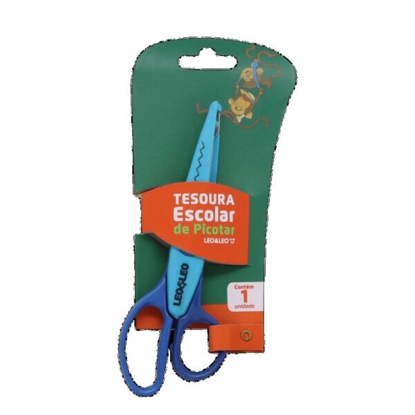 TESOURA ESCOLAR PICOTAR LEOELEO 45866