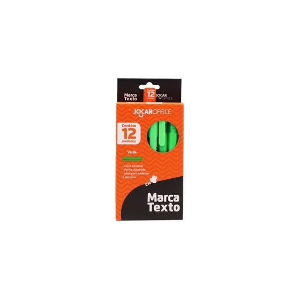 MARCA TEXTO VERDE CX   C/12    JOCAR  LEOELEO      96012