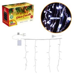 PISCA CASCATA 150 LED BRANCO FRIO 4,5M X 40CM 220V ZEIN