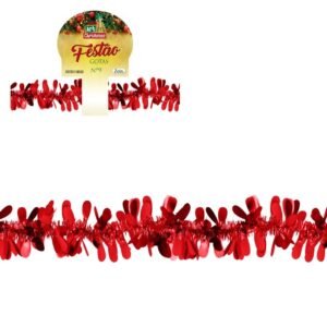 FESTAO GOTAS 9 CM X 2 M VERMELHO ZEIN Z419929