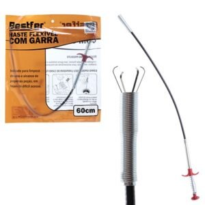 HASTE FLEXIVEL COM GARRA 60 CM BESTFER BFH3015