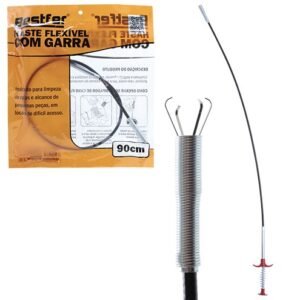 HASTE FLEXIVEL COM GARRA 90 CM BESTFER BFH3016