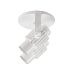 SPOT INJETADO ALETADO 2 X E27 BRANCO OPL 3259