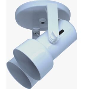 SPOT INJETADO CANECA 2 X E27 BRANCO OPL 3263