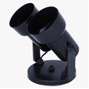 SPOT INJETADO CANECA 2 X E27 PRETO OPL 3264