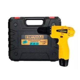 PARAFUSADEIRA 12V BIVOLT C/ 15 PCS  ARTTOOLS S 0738