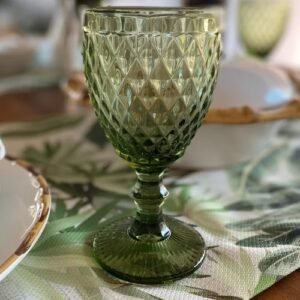 COPO DE VIDRO 310 ML ESTRELA VERDE (JG C/6) SAKES ECO23105