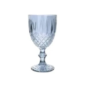 COPO DE VIDRO 310 ML LUMINNI AZUL (JG C/6) SAKES ECO23107