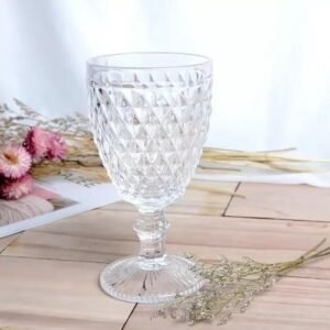 COPO DE VIDRO 310 ML BICO ABAC TRANS (JG C/6) SAKES ECO23110