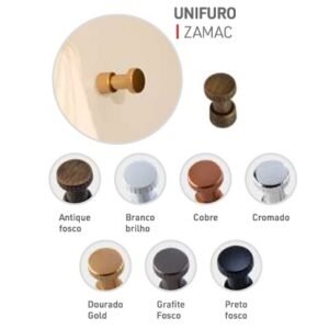 CABIDE ZAMAC MODERN 1 FURO ANTIQUE FOSCO AKROSUL