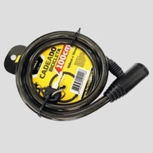 CADEADO DE BICICLETA CHAVE 100 CM X 10 MM ARTTOOLS F 1702