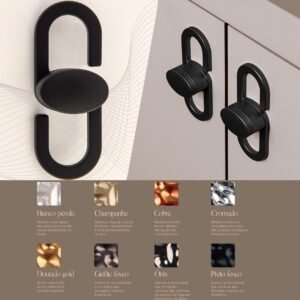 PUXADOR ZAMAC INTERLAGOS ZM83 UNIF CHAMPANHE AKROSUL