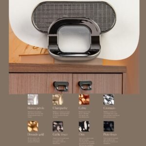 PUXADOR ZAMAC IPANEMA 64MM ZM81 UNIF BRANCO PEROLA AKROSUL