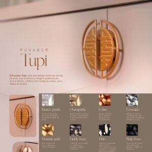 PUXADOR ZAMAC TUPI 32MM ZM87 UNIF COBRE AKROSUL