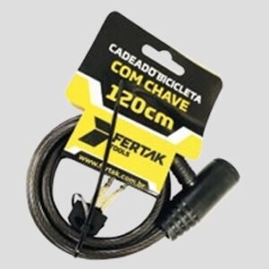 CADEADO DE BICICLETA CHAVE 120 CM X 6 MM ARTTOOLS F 1701