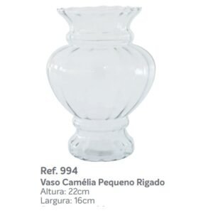 VASO CAMELIA PEQUENO RIGADO 22 X 16 MISTRAL