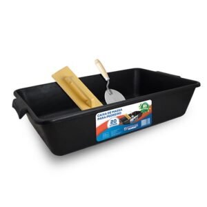 CAIXA DE MASSA P/ PEDREIRO 20 LTS ARQPLAST