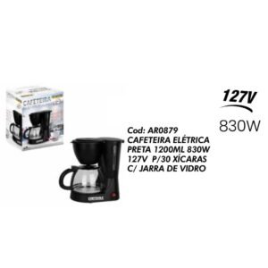 CAFETEIRA ELETRICA 1200ML 830W 127V 30 XICARAS ARTTOOLS S