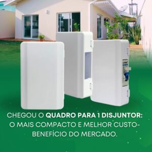 QUADRO PARA 1 DISJUNTOR 25A SOBREPOR ILUMI I.620639