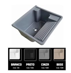 TANQUE PVC GRANDE   BEGE  26 LT   FIBERBLU