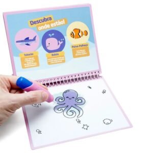 LIVRO DE COLORIR C/ AGUA FUNDO DO MAR LEOELEO 91826