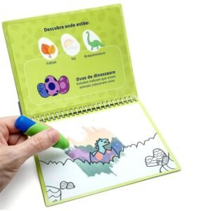 LIVRO DE COLORIR C/ AGUA DINO LEOELEO 91827