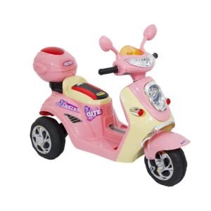 LAMBRETA ELETRICA INFANTIL 6V ROSA (BRINQ)BEL FIX 912800
