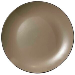 PRATO RASO CERAMICA ADORN BEGE 27CM WELLMIX WG15089