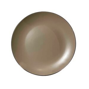 PRATO SOBREMESA CERAMICA ADORN BEGE 20CM WELLMIX WG15074