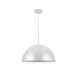 LUMINARIA PENDENTE AQUARELA HALF MOON 40 1L BRANCA LLUM