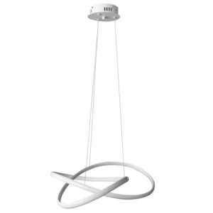 LUMINARIA PENDENTE SPACE SATURNO LED 50W 3K BRANCA LLUM