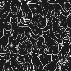 TNT ESTAMPADO GATOS PRETOS 1,4 M X 25 M DEXA