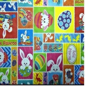 TNT ESTAMPADO PASCOA COELHOS 1,4 M X 25 M DEXA