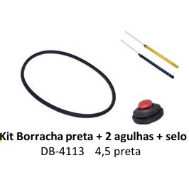 KIT BORRACHA 4,5 PAN PRESSAO+2 AGULHAS+SELO DUBEL DB-4113