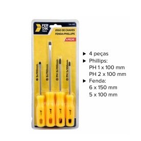 JG DE CHAVES FENDA/PHILIPS 2/2 ARTTOOLS F 4800