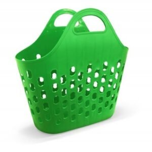 CESTO (SACOLA) PLASTICO  VERDE  ARQPLAST 25621