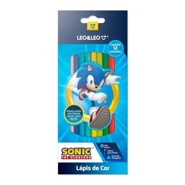 LAPIS 12 CORES SONIC LEOELEO 10256