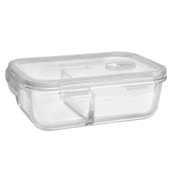 POTE DE VIDRO BOROSSILICATO C/DIVISAO 1040 ML SAKES ECO24218