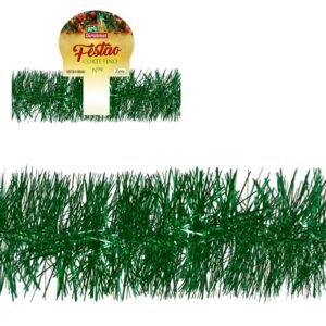 FESTAO CORTE FINO VERDE 9 CM X 2 M ZEIN Z419776