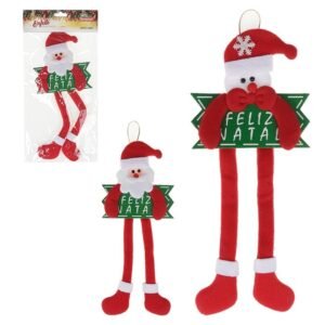 NOEL BONECO COM PLACA 24 X 9 CM ZEIN Z357894