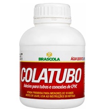 ADESIVO PVC COLA TUBO CPVC (AGUA QUENTE)  175GR    BRASCOLA