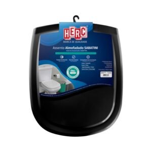 ASSENTO ALMOFADADO SABATINI PRETO HERC