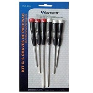 KIT CHAVE PRECISAO 6 PCS WESTERN ETILUX 206