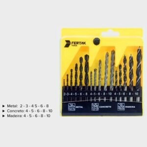 JOGO DE BROCAS 16 PCS ARTTOOLS F 1202